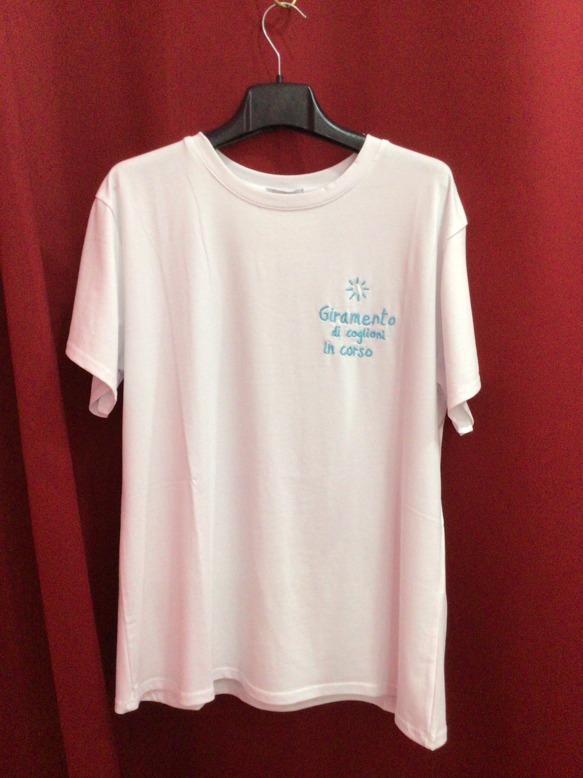 T-shirt “Giramento di cogl**** in corso”