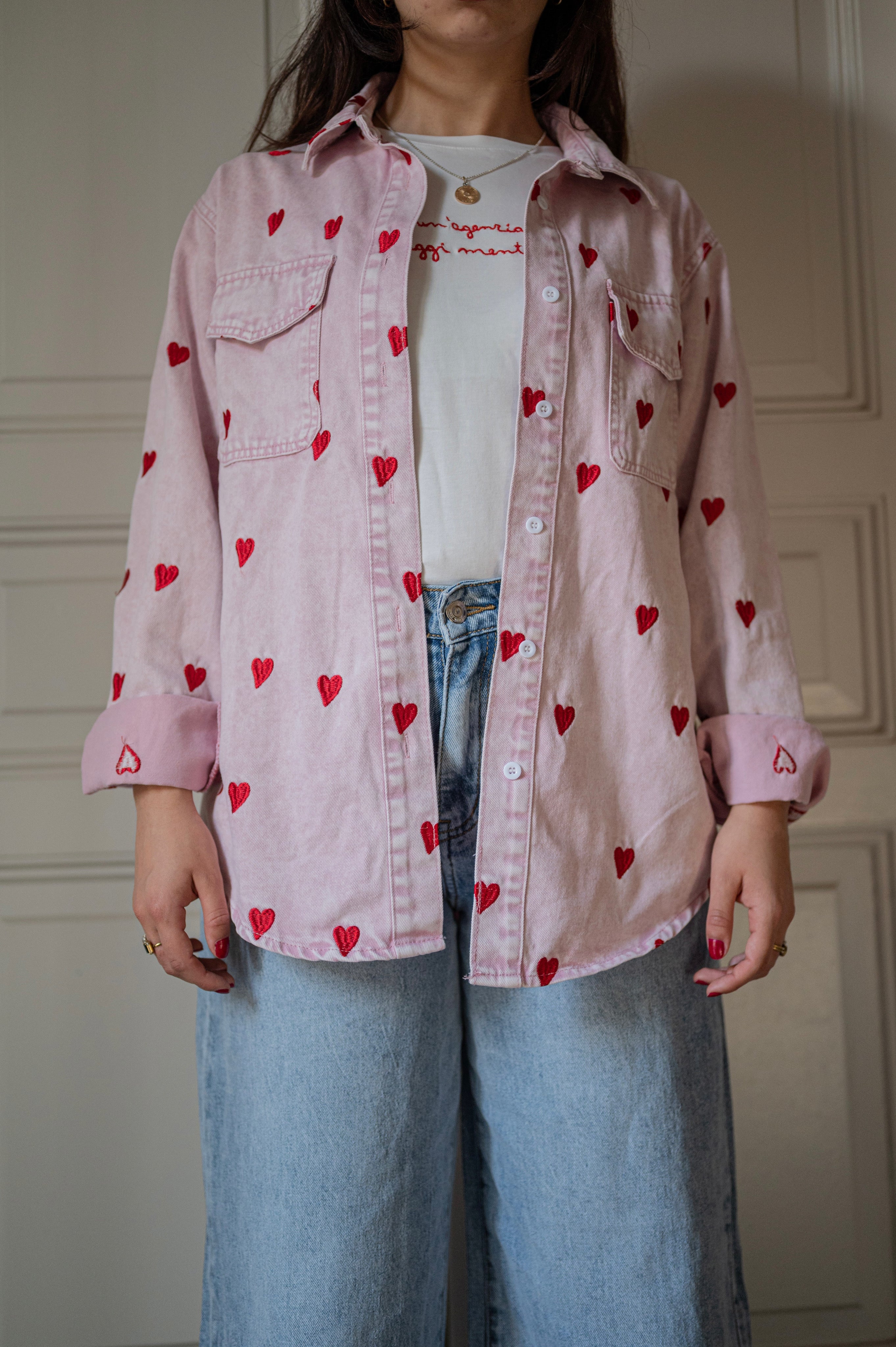 Camicia cuoricini