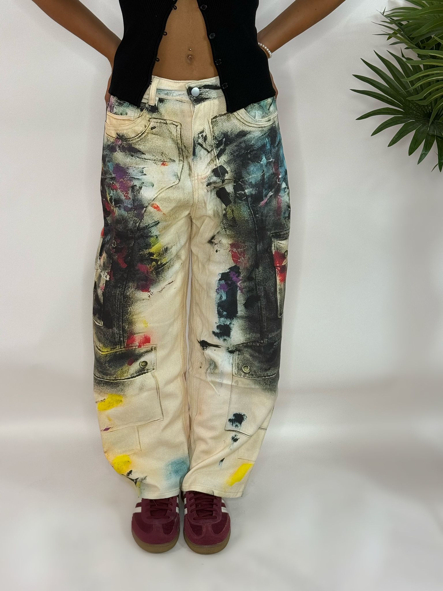 Pantalone Paint Splash