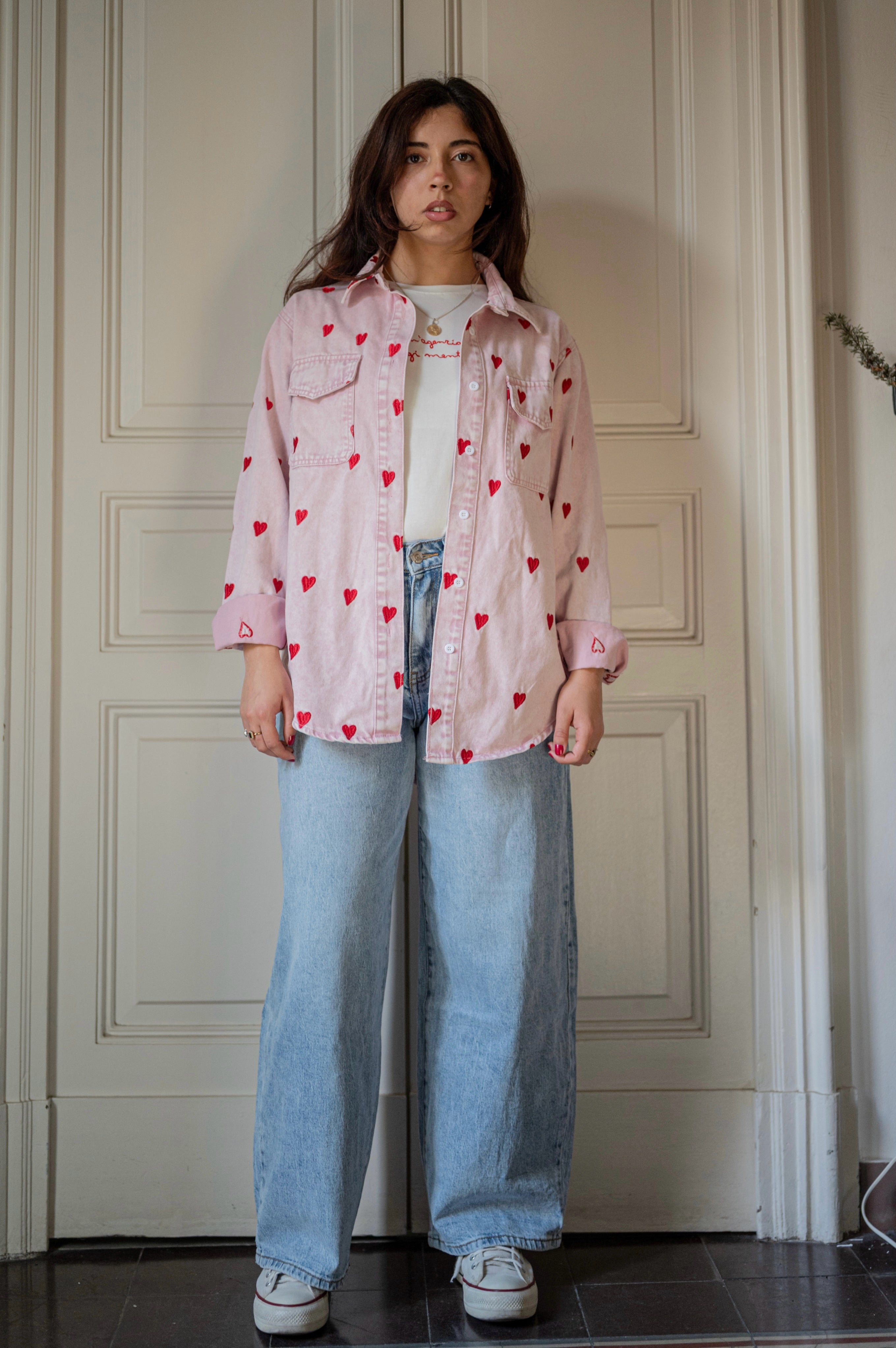 Camicia cuoricini