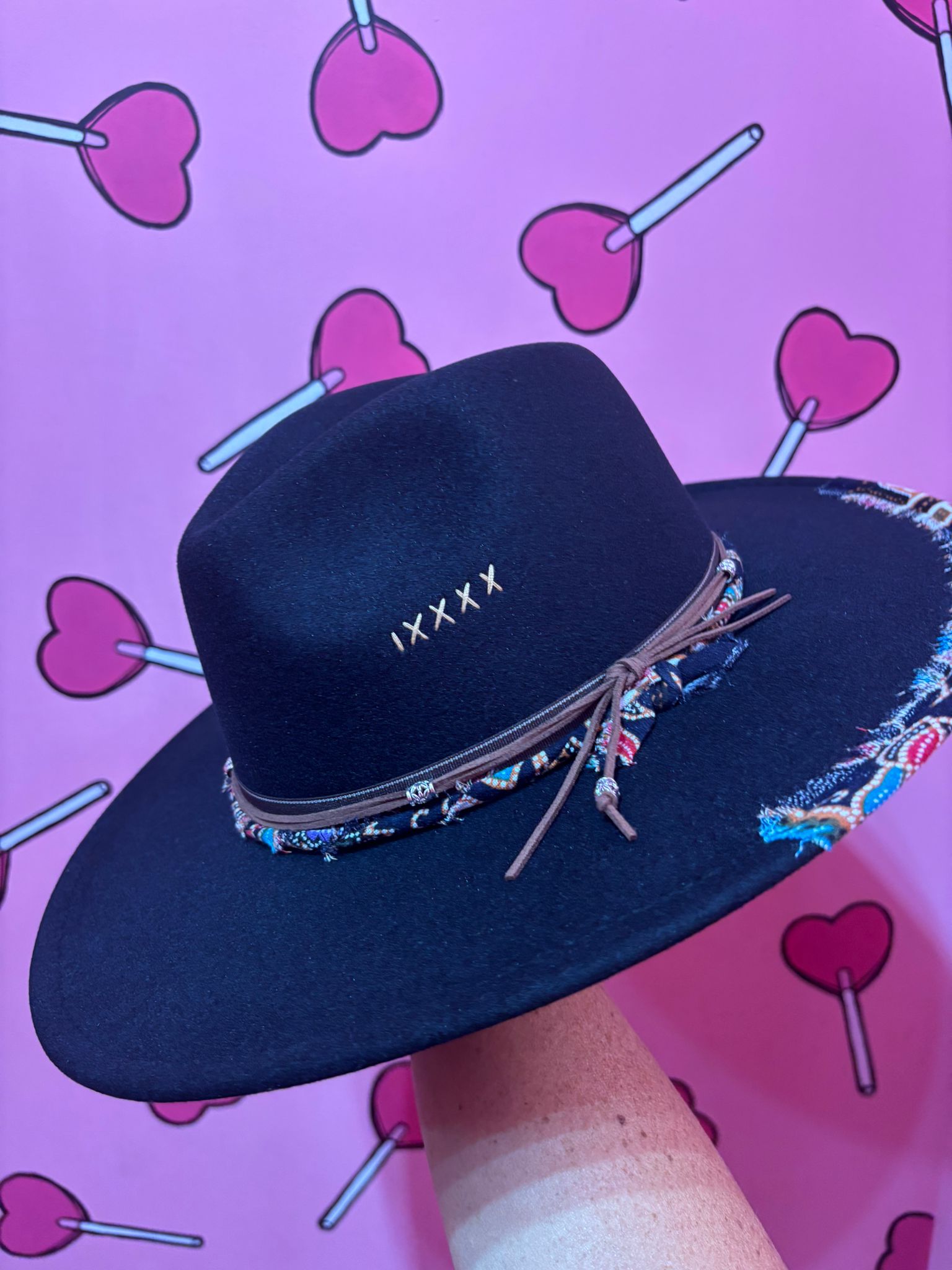 Cappello Boho Nero
