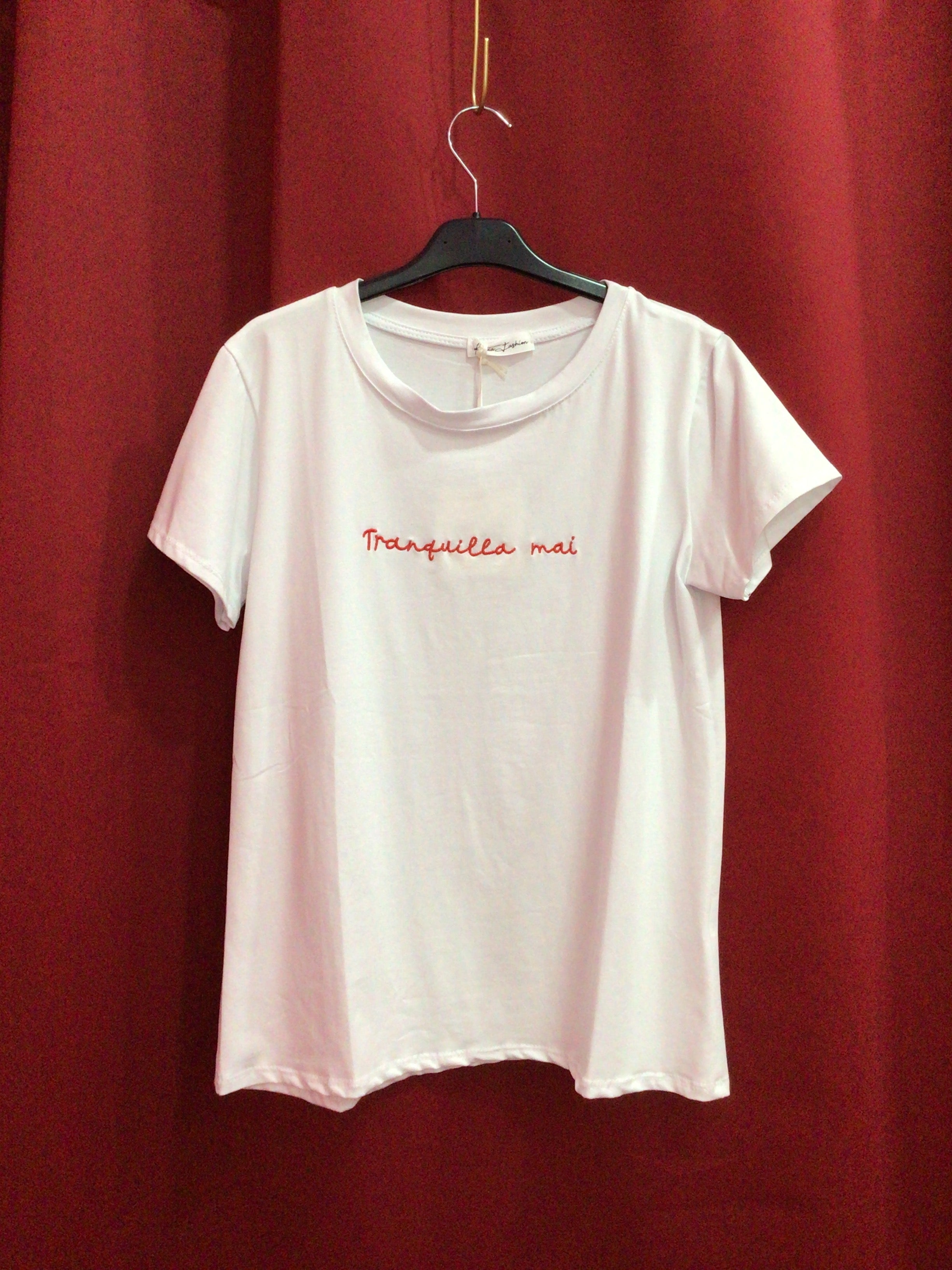 T-shirt “tranquilla mai”