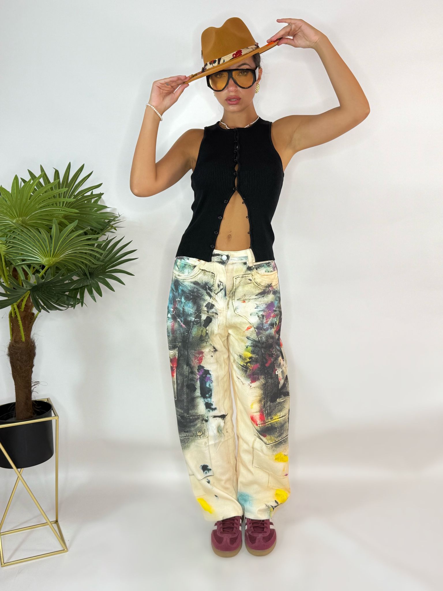 Pantalone Paint Splash