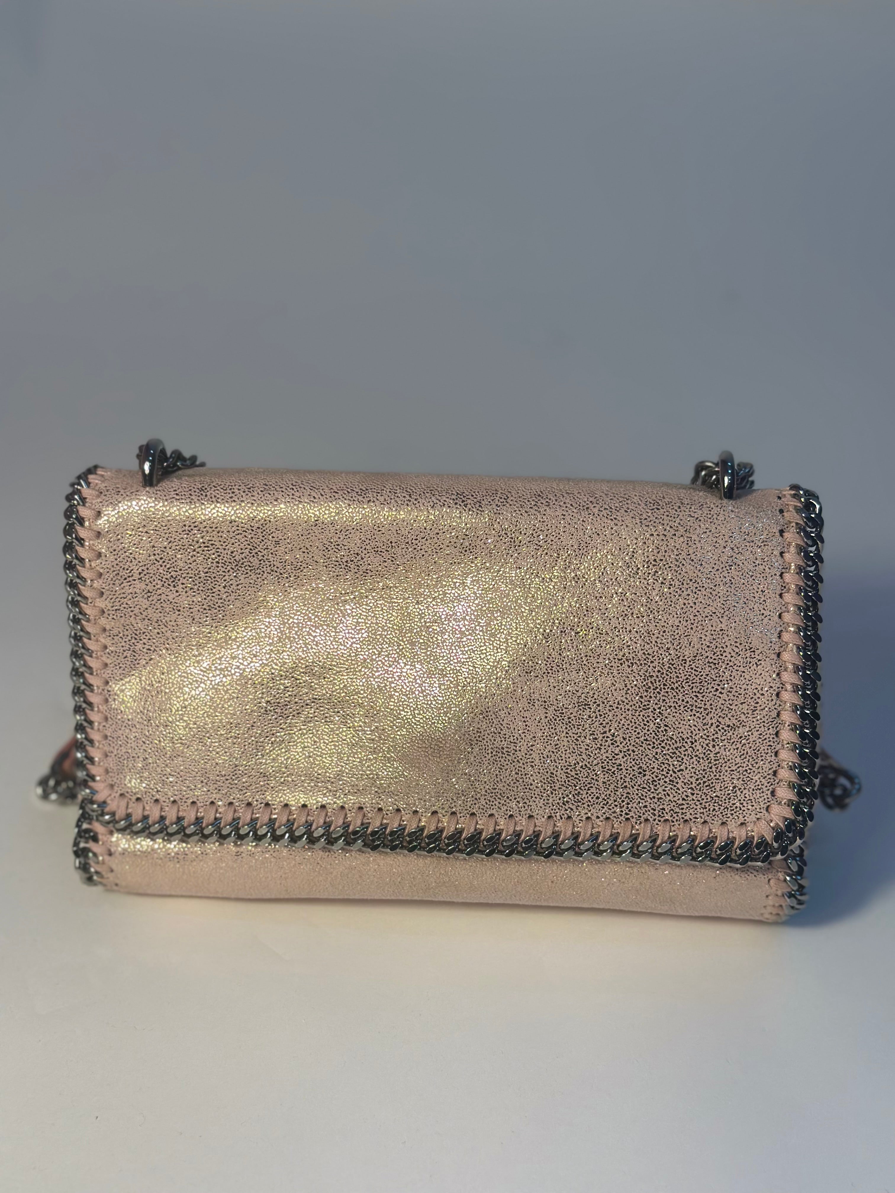 Stella McCartney - Falabella Mini Shimmer Rosa Cipria