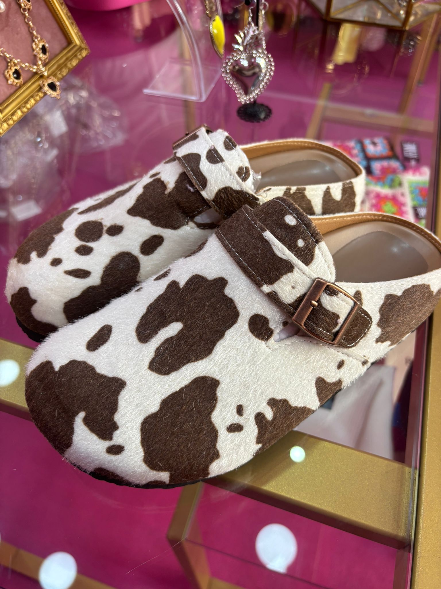 Sabot Cow Print