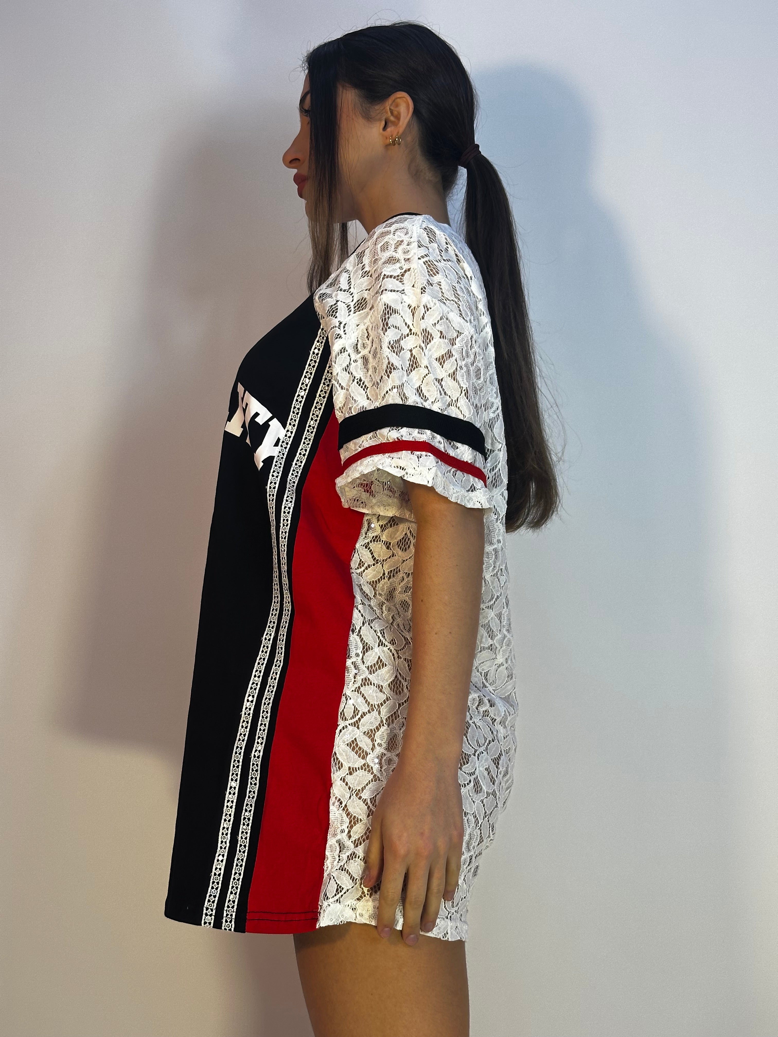 T-shirt over sporty