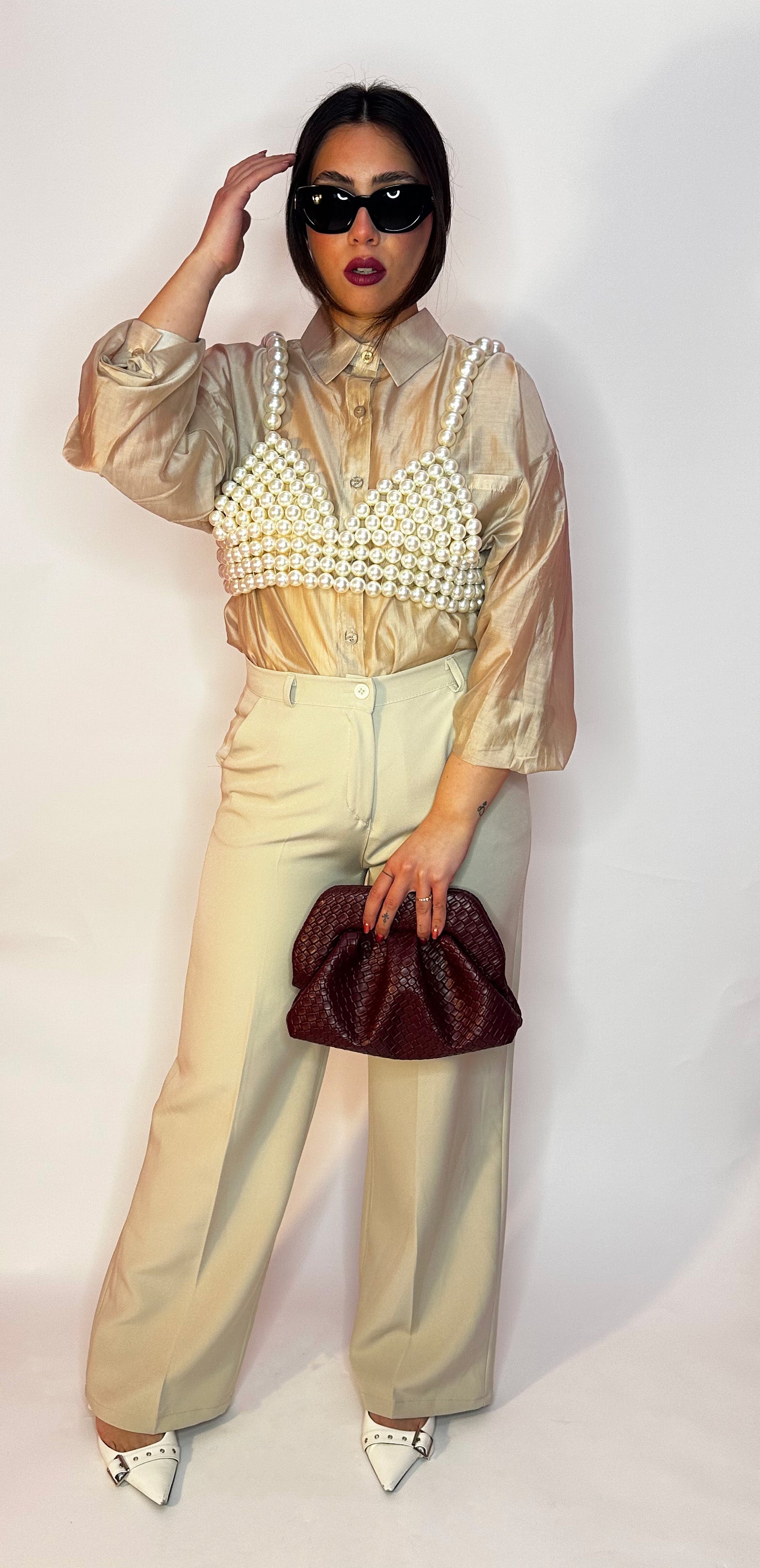 Camicia raso