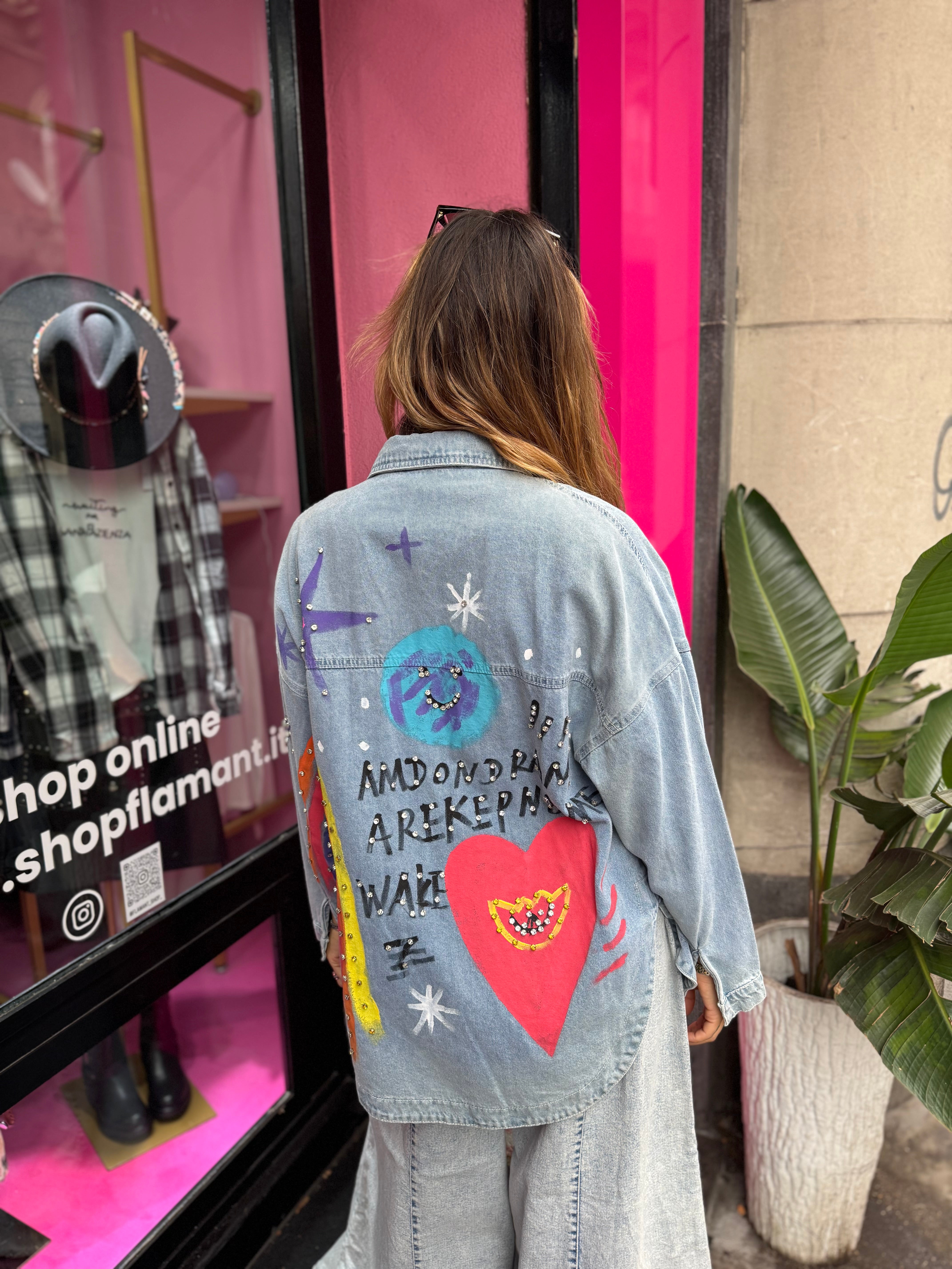 Camicia Jeans Rainbow