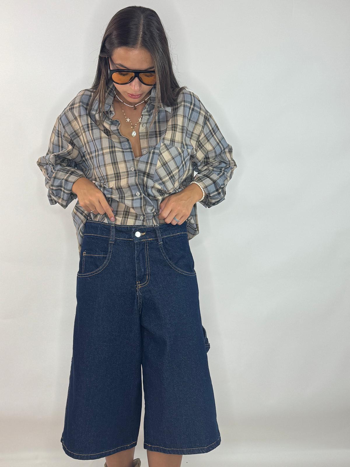Bermuda blu in denim