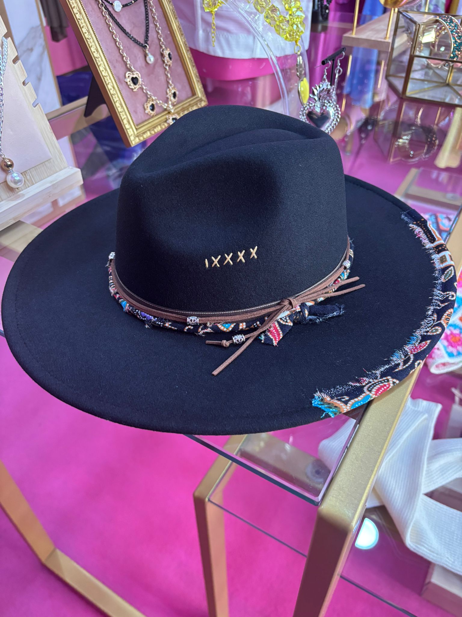 Cappello Boho Nero