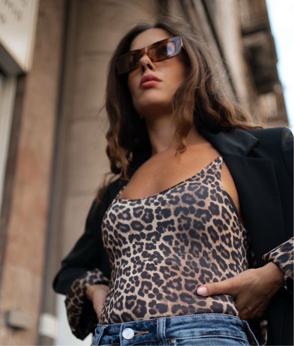 Body animalier - Flamant